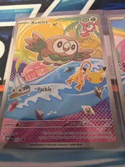 Pokemon 30th Anniversary Full Art Promo Set - Rowlet, Litten, Popplio - Image 2