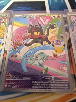 Pokemon 30th Anniversary Full Art Promo Set - Rowlet, Litten, Popplio - Image 3