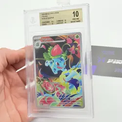 CARTA POKEMON IVYSAUR 134/132 - MEGAEVOLUZIONE - ITA - BECKETT / BGS 10 ! - Image 3