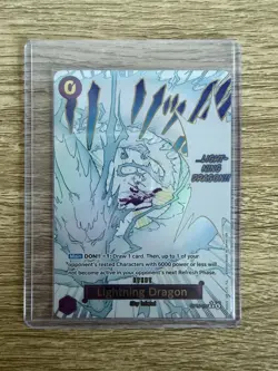 Lightning Dragon OP15-077 Manga Event Alternate Art - One Piece TCG - Image 1