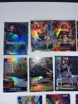 One Piece TCG Lot Of 14 Nm Pack Fresh Cards Monkey.D.Luffy - Image 2