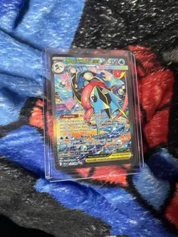 Mega Greninja EX Pokemon Card 116/086 Full Art Holo 350 HP Water Type - Image 3
