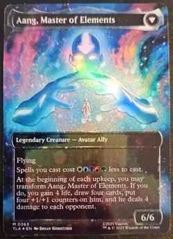 Avatar Aang / Aang, Master Of Elements Avatar Foil Playtest Card - Image 2