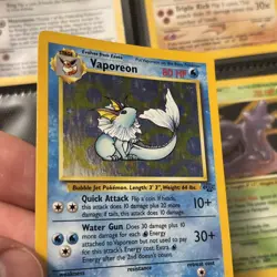 Vaporeon 12/64 Jungle Rare Holo WOTC Pokemon Card - Image 4