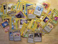 170 Vintage Pokemon Card Lot Base Fossil Team Rocket Gym Japanese 1st Ed, & more - Image 1
