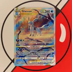 GLACEON VSTAR GG40/GG70 SWSH Crown Zenith Galarian Gallery Ultra Pokemon Card - Image 1