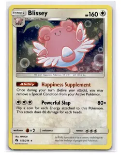 Blissey - (Cosmos Holo) Miscellaneous Cards & Products 153/214 LP-NM - Image 1