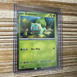 Pokemon Card Bulbasaur 151 Black Star Promo 2023 SVP 046 LP-NM - Image 1