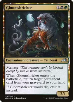MTG Gloomshrieker ** Kamigawa: Neon Dynasty ** English - Image 1