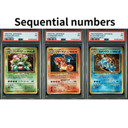 PSA 1 Pokemon Card Venusaur Charizard Blastoise Holo CD Promo Set 1999 Japanese - Image 1