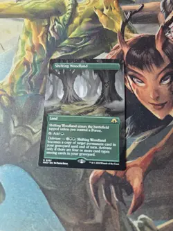 MTG English Shifting Woodland (Borderless) NM Normal Modern Horizons 3 - Image 1