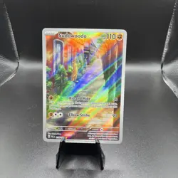 Pokemon TCG Sudowoodo 219/193 Paldea Evolved Illustration Rare 2023 NM - Image 1