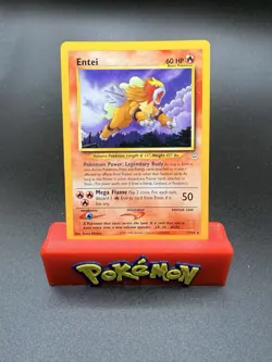 Pokemon Tcg Entei 17/64 Neo Revelation 2001 Non Holo Rare NM - Image 1