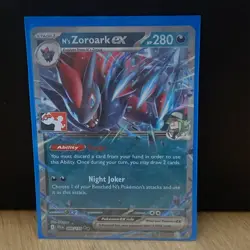 POKEMON TCG N's ZOROARK EX 098/159 - PRIZE PACK SERIES 7 PLAY! STAMPED PROMO - Image 1