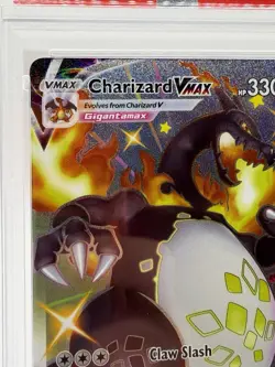 Charizard Vmax Shiny Rare SV107/SV122 Pokemon Shining Fates PSA 9 Mint - Image 2