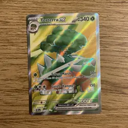 The Pokemon Company SV05 Temporal Forces Torterra ex 185/162 Ultra Rare EN Holo - Image 1