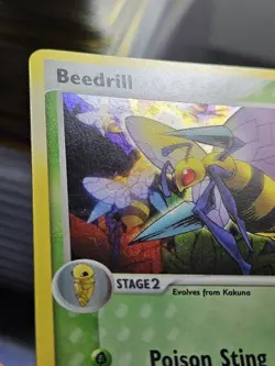 Pokemon FireRed LeafGreen Beedrill Holo Rare 1/112 EXC-NEAR MINT - Image 3