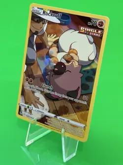 ⭐⭐Pokemon Rockruff Silver Tempest Ultra Rare Trainer Gallery TG07/TG30 NM!!⭐⭐ - Image 2
