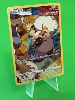 ⭐⭐Pokemon Rockruff Silver Tempest Ultra Rare Trainer Gallery TG07/TG30 NM!!⭐⭐ - Image 3
