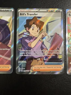 Pokemon TCG Iris's Fighting Spirit Bill's Transfer Eri Holo Full Art Lot Of 3 - Image 3