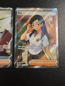 Pokemon TCG Iris's Fighting Spirit Bill's Transfer Eri Holo Full Art Lot Of 3 - Image 4
