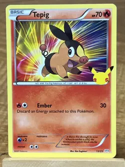Pokemon TCG Tepig 13/25 McDonalds Collection 2021 - Image 1