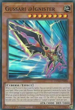 Yugioh! Gussari @Ignister - ETCO-EN096 - Super Rare - 1st Edition Near Mint, Eng - Image 1