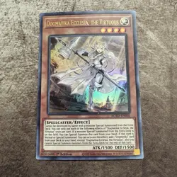 Dogmatika Ecclesia, the Virtuous - ROTD-EN005 - Ultra Rare 1st Ed Yugioh - LP - Image 1
