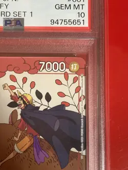 PSA 10 Monkey D. Luffy P-001 Matching Battle Promo One Piece Card Japanese - Image 3