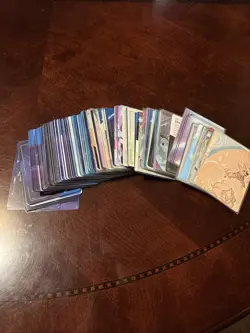 Lorcana Card Puzzle Piece Lot Over 100 Cards - Image 1