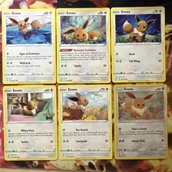 Eevee Lot - SM184 - Pokemon Promo Holo Card - 052, 119, 130, 054, 125 - NM - Image 1