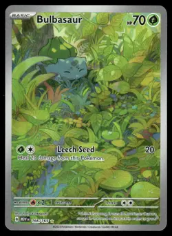 Pokemon Cards Bulbasaur 166/165 151 Illustration Rare NM *3 - Image 1