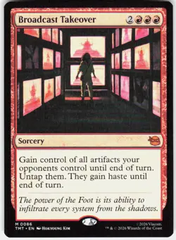 Broadcast Takeover 86 Teenage Mutant Ninja Turtles Magic the Gathering - Image 1