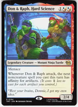 Don & Raph Hard Science 144 Teenage Mutant Ninja Turtles Magic the Gathering - Image 1