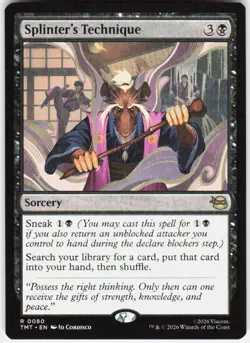 Splinter's Technique 80 Teenage Mutant Ninja Turtles Magic the Gathering - Image 1