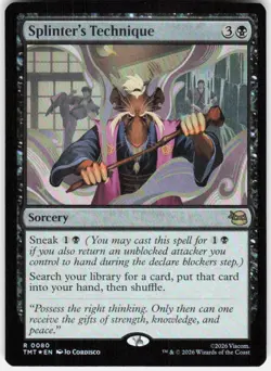 Splinter's Technique Foil 80 Teenage Mutant Ninja Turtles Magic the Gathering - Image 1