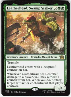 Leatherhead Swamp Stalker 117 Teenage Mutant Ninja Turtles Magic the Gathering - Image 1