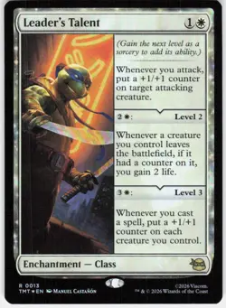 Leader's Talent Foil 13 Teenage Mutant Ninja Turtles Magic the Gathering - Image 1