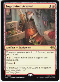 Improvised Arsenal 92 Teenage Mutant Ninja Turtles Magic the Gathering - Image 1