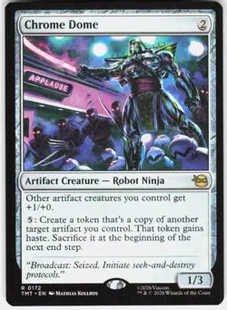 Chrome Dome 172 Teenage Mutant Ninja Turtles Magic the Gathering - Image 1