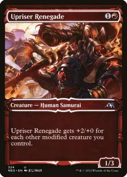 MTG Upriser Renegade Showcase ** Kamigawa: Neon Dynasty ** English - Image 1