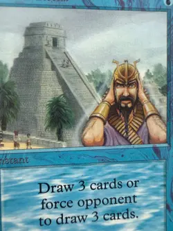 MTG: 1x Ancestral Recall – ALTERED/REBACKED – NOT TOUR LEGAL Magic the Gathering - Image 3