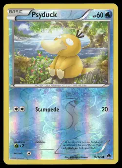 Psyduck 16/122 BREAKpoint Pokemon Reverse Holo NM/M - Image 1