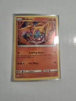 Pokemon - Moltres 38/214 Cracked Ice Holo Lost Thunder NM - Image 1