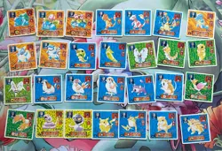 Pokemon Amada Sticker Lot 1996 Vintage Nintendo Japan - Image 2