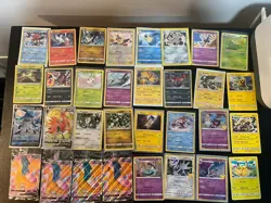 32 Pokemon Charizard SWSH050 Promo Full Art Card Sealed Lot with 20+ holos NM/M - Image 1