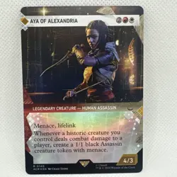 MTG - Aya of Alexandria (Showcase) Universes Beyond: Assassin's Creed Foil NM - Image 1
