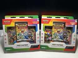 Pokemon TCG First Partner Pack Series 1 & Mega Evolution Chaos Rising ETB - Image 1