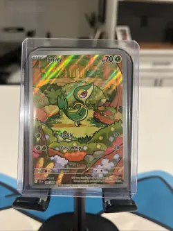 Snivy 087/086 Illustration Rare SV: Black Bolt - English Pokemon TCG NM - Image 1