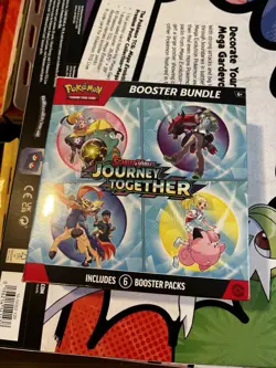 Pokemon TCG Journey Together Booster Bundle SEALED - 6 Booster Packs - Image 1